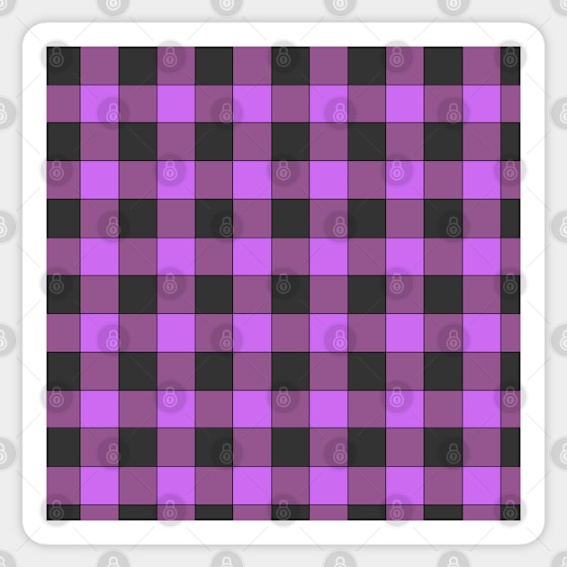 purple plaid Sticker by persa